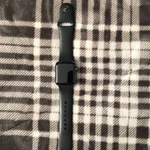 Apple watch 3 series with black band